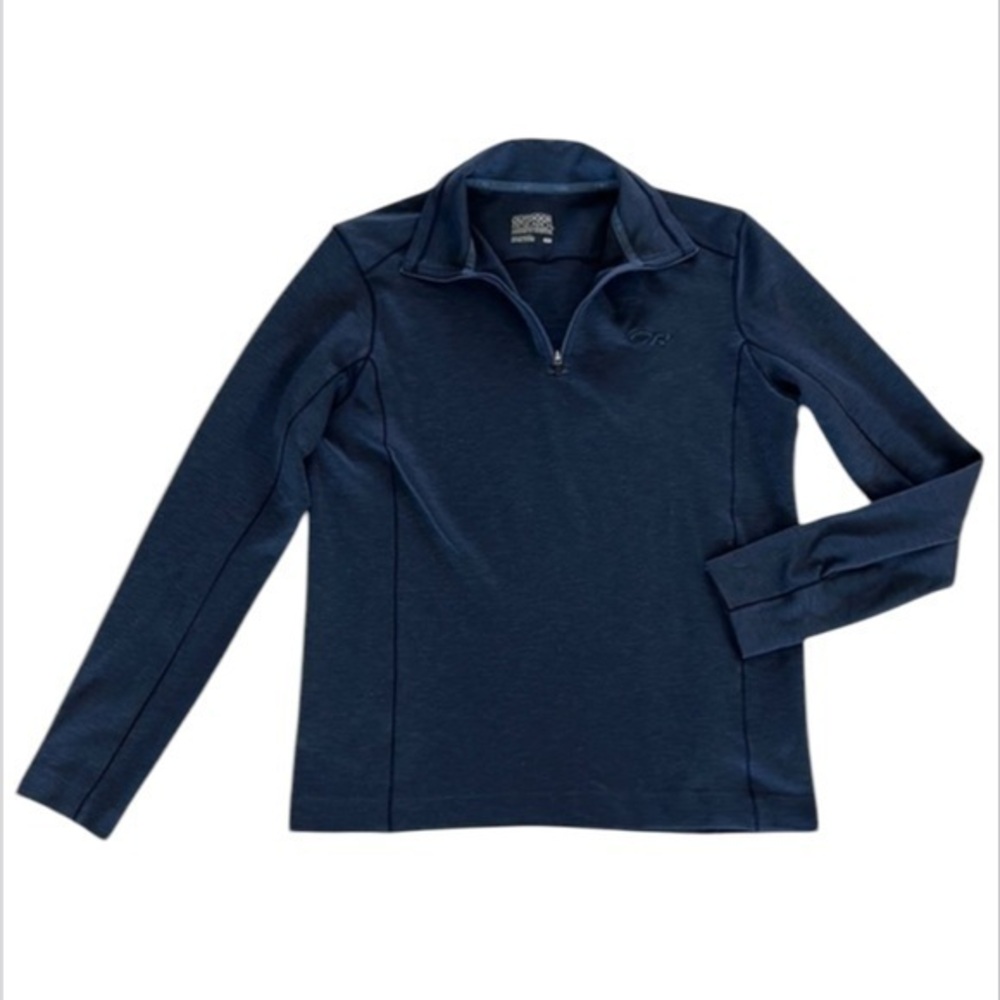 Outdoor Research size small blue thermal 1/4 zip pull over